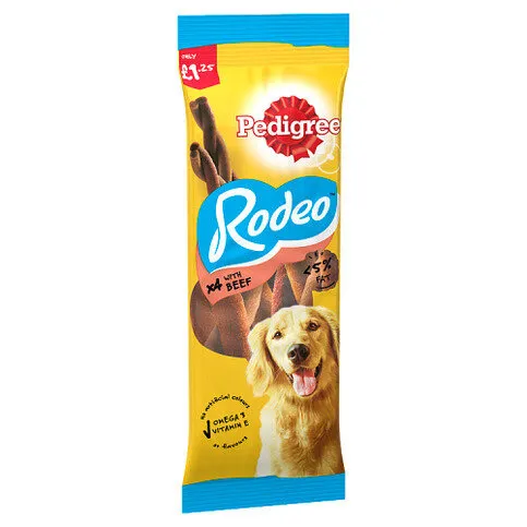 Pedigree Rodeo Dog Treats with Beef 4 Sticks