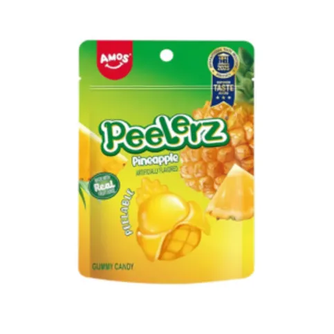 Amos Peelerz Gummy Pineapple 65g