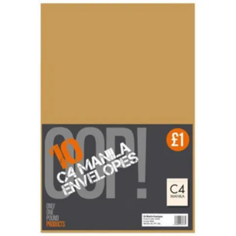 Pennine Envelopes Manila C4 10 Pack