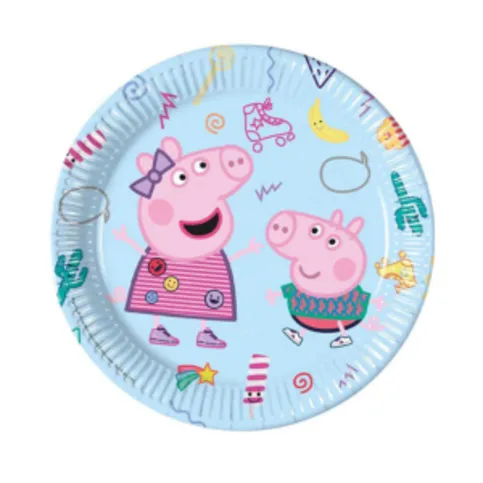Peppa Pig Paper Plate 8 Pack