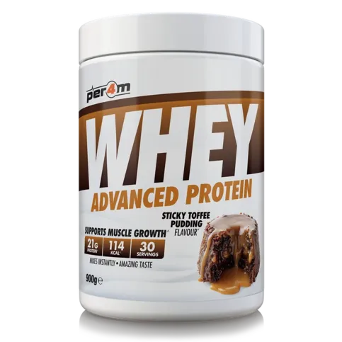 per4m Whey Protein, Sticky Toffee Pudding 900g