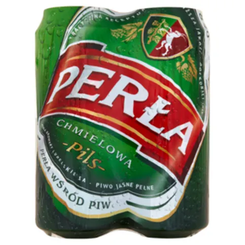 Perla Chmielowa Piwo jasne 4 x 500ml