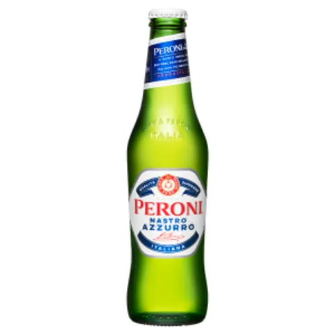 Peroni Nastro Azzurro Lager Beer Bottle 330ml