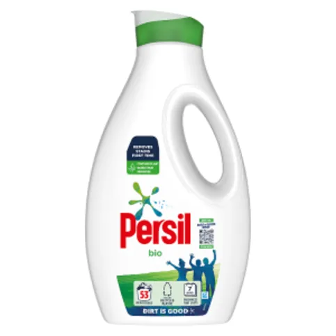 Persil Bio Laundry Washing Liquid Detergent 53 Wash 1.431L