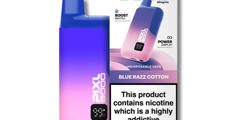 PIXL 8000 BLUE RAZZ COTTON