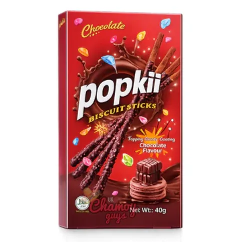 POPKII BISCUIT STICKS CHOCOLATE 40G