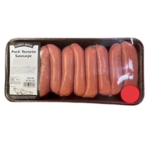 Pork Tomato Sausages 500g