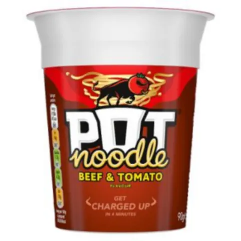 Pot Noodle Beef & Tomato Standard Pot 90g