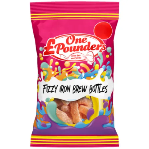 One Pounders Fizzy Iron Brew Bottles 100g