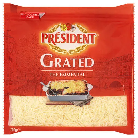 Président Emmental Grated 200g
