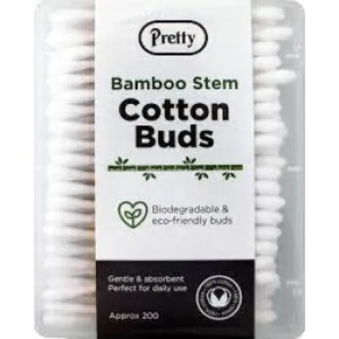 Pretty Bamboo Stem Cotton Buds 100 Pack