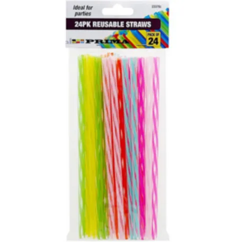 Prima Reusable Straw 24 Pack