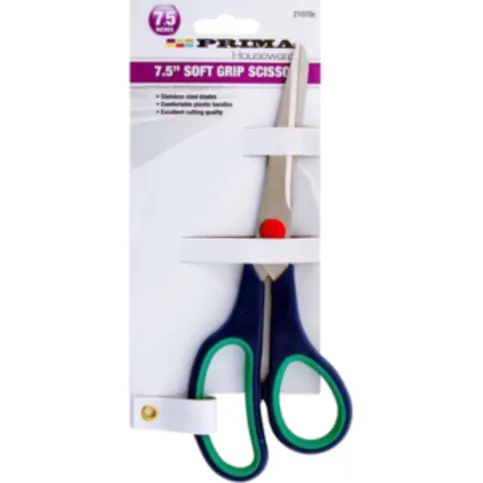 Prima Scissors 7.5 Inch Rubber Handle