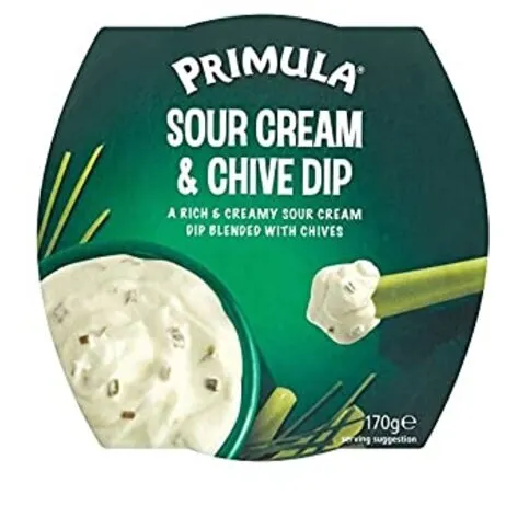 Primula Sour Cream & Chive Dip 150g