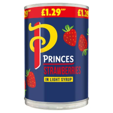 Princes Strawberries in Light Syrup 410g
