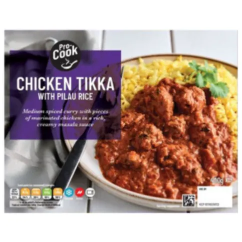 Pro-Cook Chicken Tikka with Pilau Rice 400g