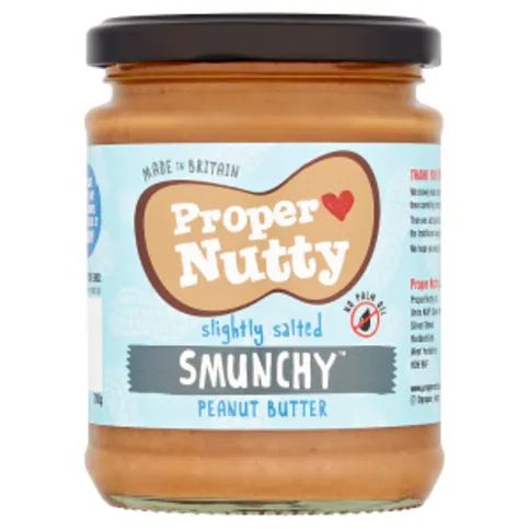 Proper Nutty Slightly Salted Smunchy Peanut Butter 280g