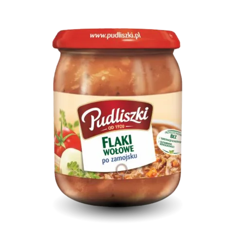 Pudliszki Flaki Wolowe Po Zamojsku 450g