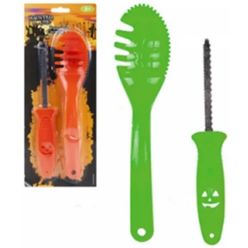 Haunted House 2 Pack Pumpkin Carving Set EACH
