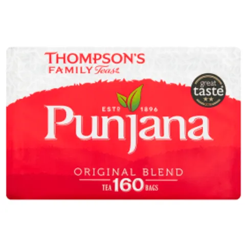 Thompson's Family Teas Punjana Original Blend 160 Tea Bags 500g