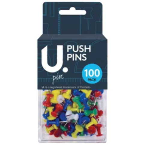 Push Pins 100 Pack