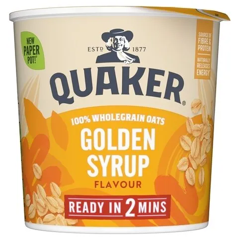 Quaker Oat So Simple - Golden Syrup, 50g pot