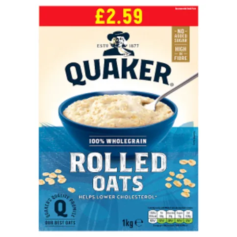 Quaker Rolled Porridge Oats 1kg