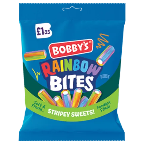 Rainbow Bites Fruit Flavour Chewy Sweets 120g