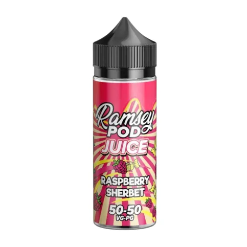 Ramsay Pod Juice Raspberry Sherbet 50/50 120ml