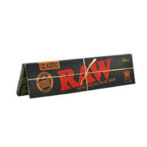 Raw Black King Size Papers 110mm