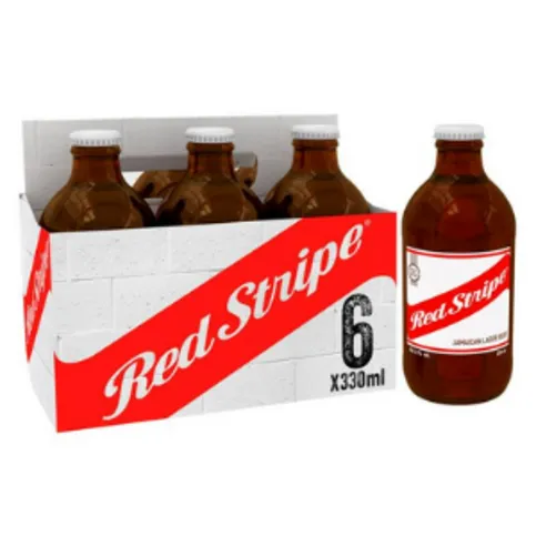 Red Stripe Jamaican Lager Beer 6 x 330ml
