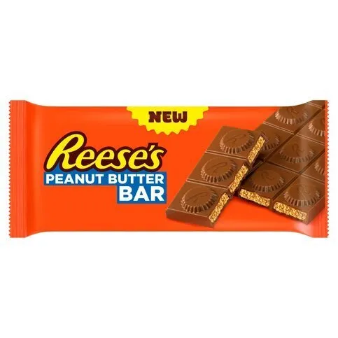 Reese's Peanut Butter and Milk Chocolate Flavour Bar 90g