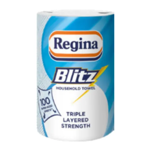 REGINA BLITZ KITCHEN TOWEL (SINGLE-ROLL) -100 SHEETS-