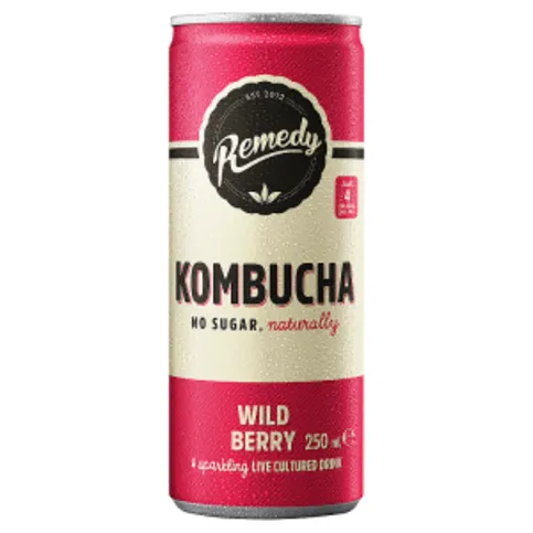 Remedy Kombucha Wild Berry 250ml
