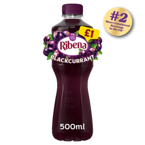 Ribena Blackcurrant Juice Drink 500ml