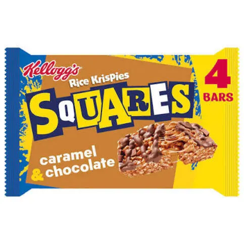 Rice Krispies square caramel and chocolate 4x36g