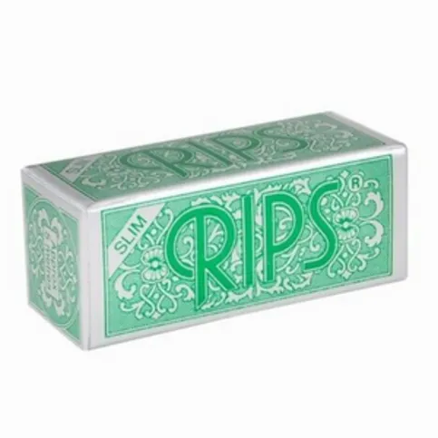 Rips Green Rolling Paper Slim