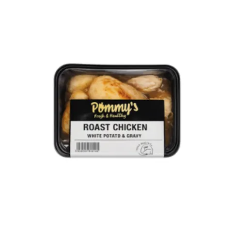 Pommy's Roast Chicken with White Potato and Gravy