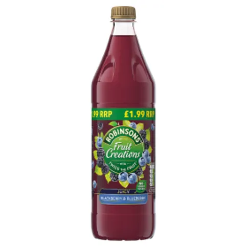 Robinsons Fruit Creations Juicy Blackberry & Blueberry 1L