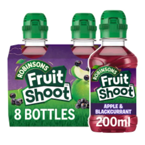 ROBINSONS FRUIT SHOOT APPLE & BLACKCURRANT 8PK (8X200ML)