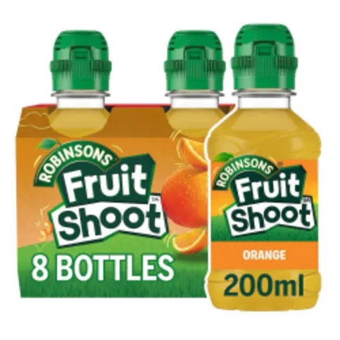 ROBINSONS FRUIT SHOOT ORANGE 8PK (8X200ML)