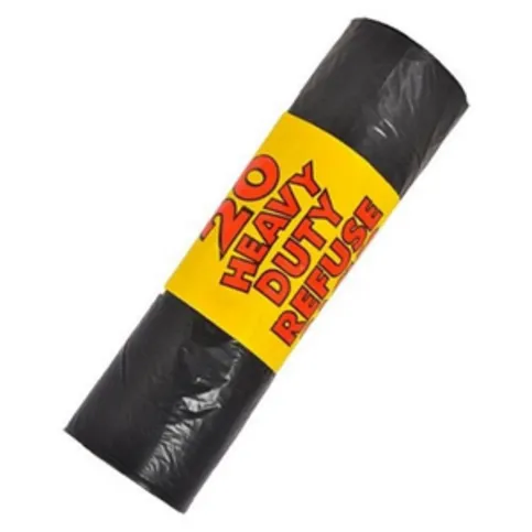Rock Heavy Duty Refuse Sacks 20 Pack - Bin Bags