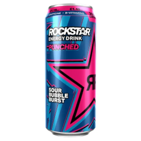 Rockstar Punched Sour Bubble Burst 500ml
