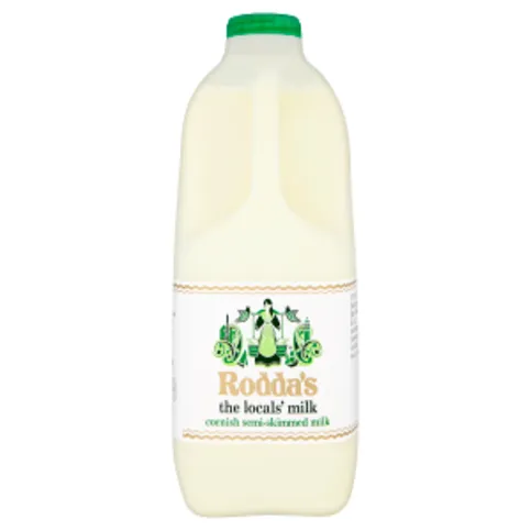 Rodda's The Locals' Milk Cornish Semi-Skimmed Milk 2 Litres
