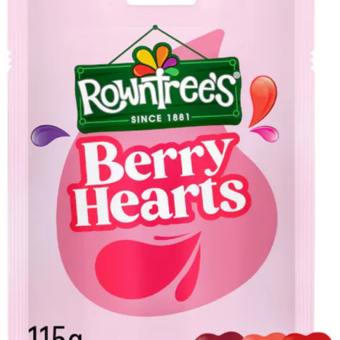 Rowntree's berry hearts 115g