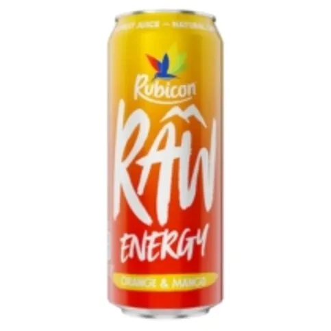 Rubicon RAW Energy Orange & Mango 500ml