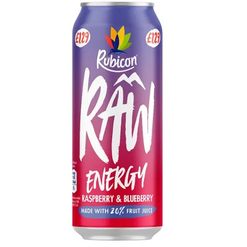 Rubicon Raw Energy Raspberry & Blueberry