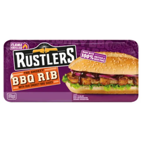 Rustlers The Smokey BBQ Rib with Our Smokey BBQ Sauce 157g