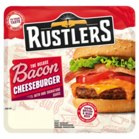 Rustlers Deluxe Bacon Cheese 191g