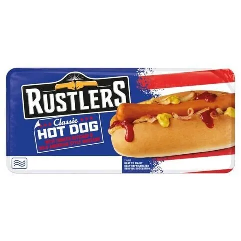 Rustlers Hot Dog 146g (Fridge)